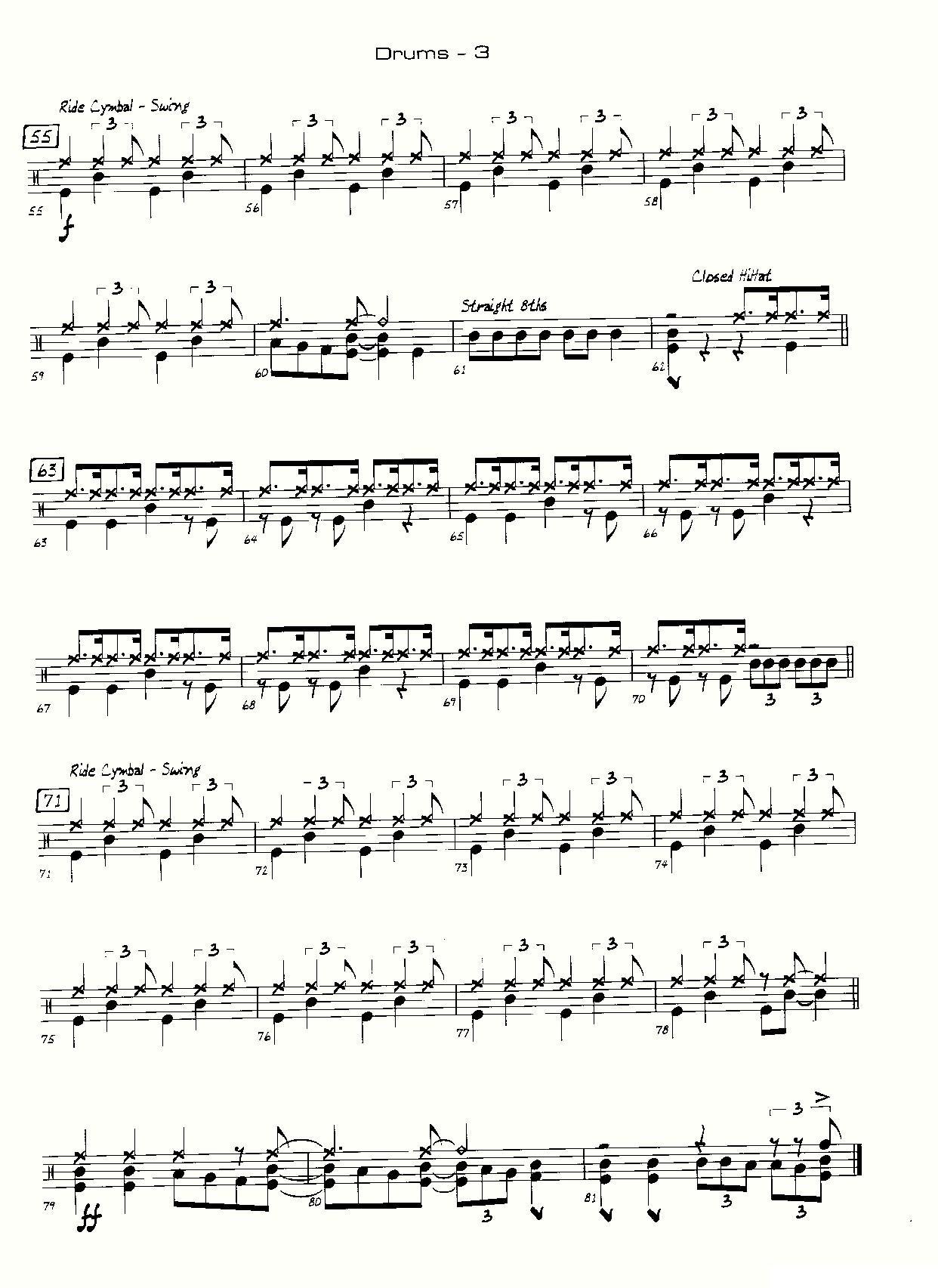 龙舌兰（爵士大乐队总分谱、总政军乐团演奏版）其它曲谱（图35）