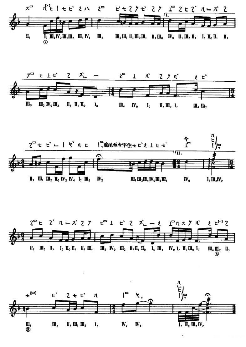 长沙女引（敦煌琵琶曲谱 第20曲）其它曲谱（图2）
