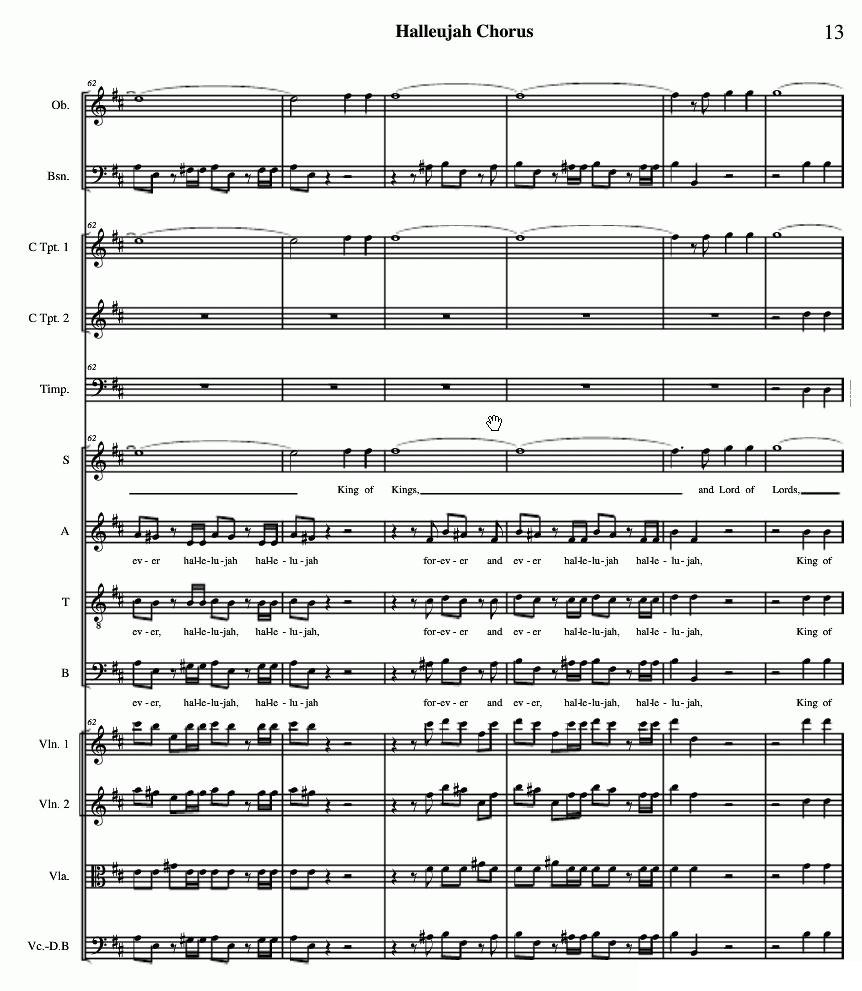 哈利路亚总谱11-19（Halleujah Chorus）其它曲谱（图3）