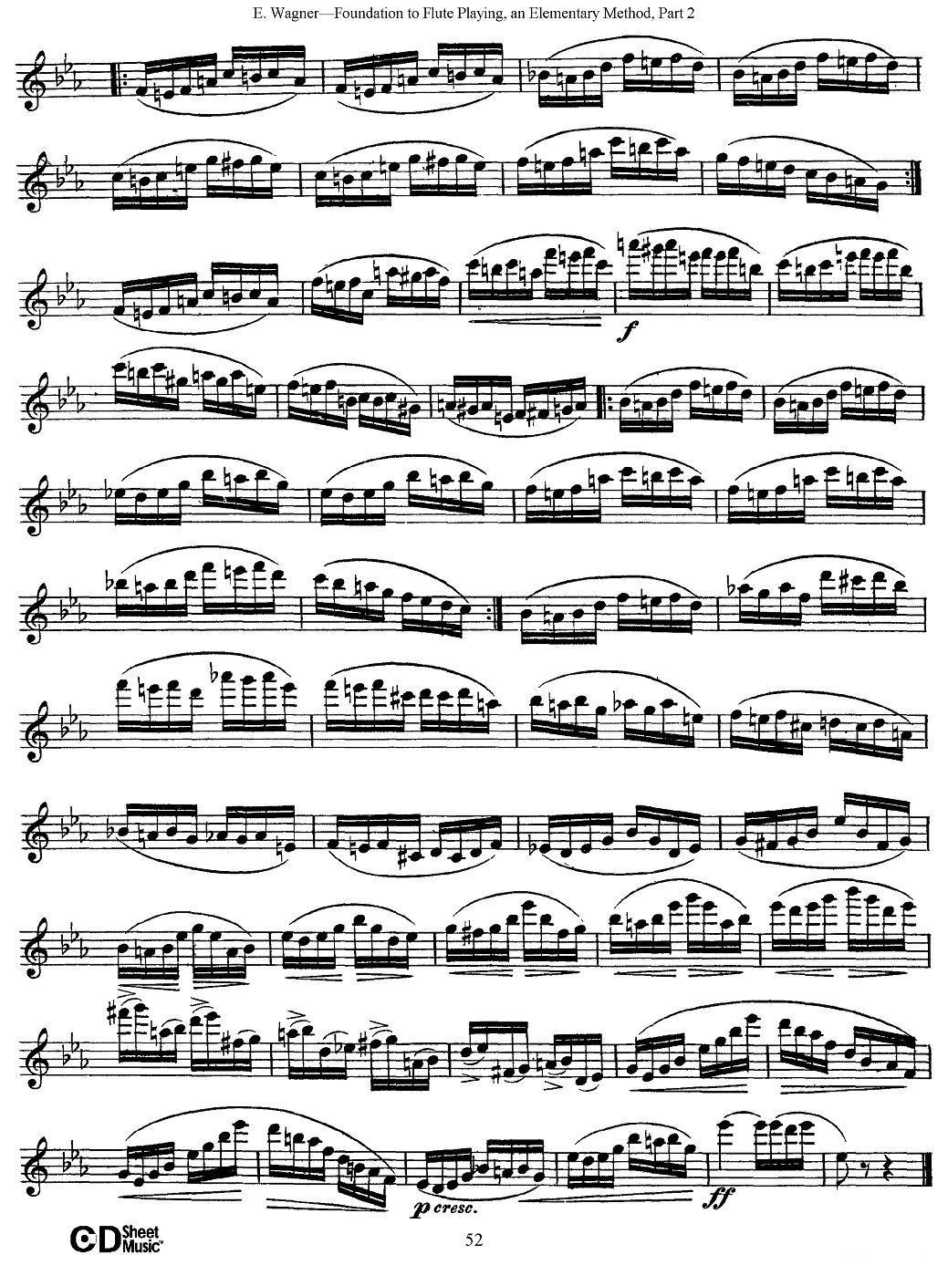 长笛演奏基础教程练习（Etude 5）其它曲谱（图2）