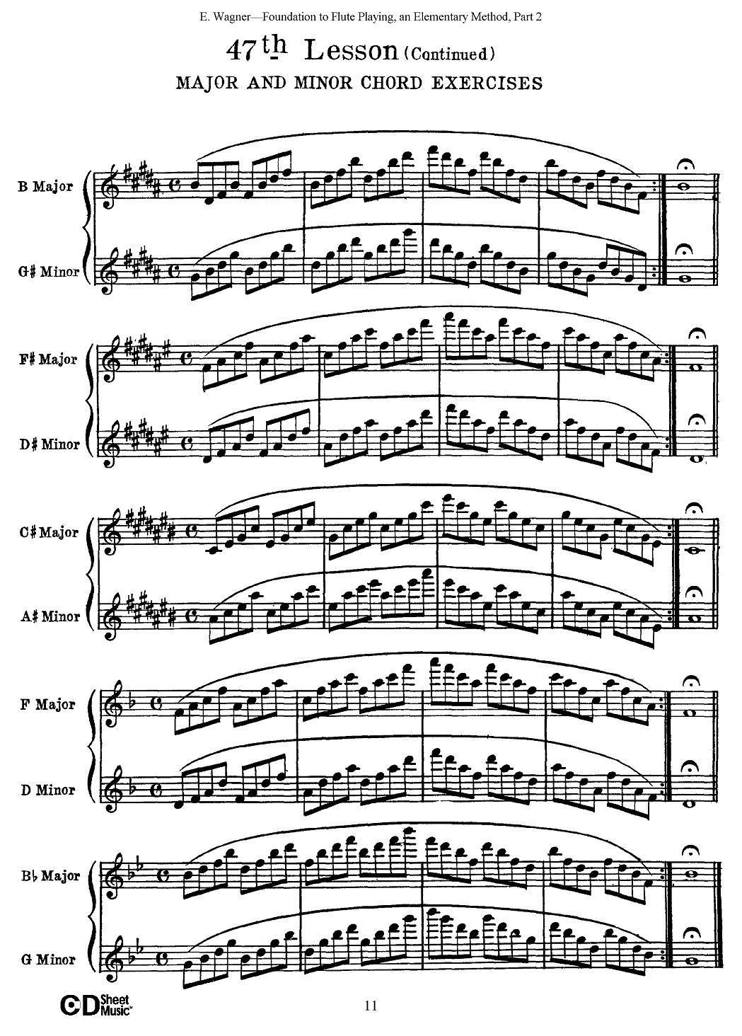 长笛演奏基础教程练习（47—52）其它曲谱（图2）