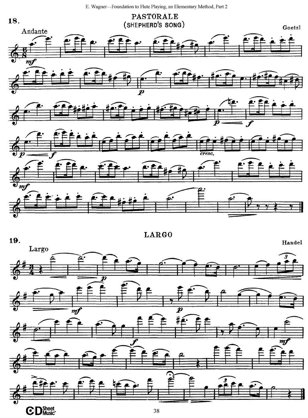 长笛演奏基础教程练习（Collection of Songs and solos）其它曲谱（图6）