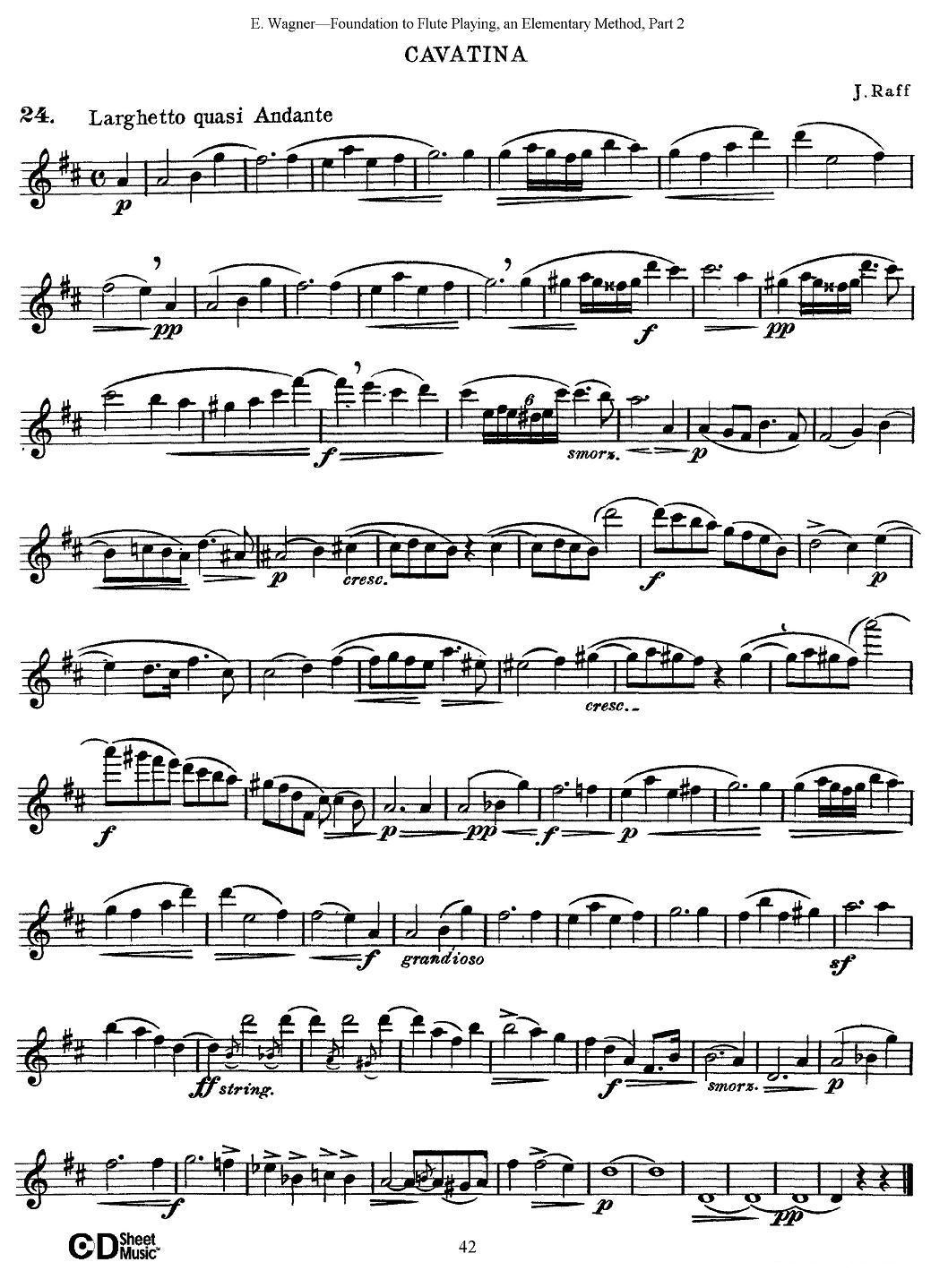 长笛演奏基础教程练习（Collection of Songs and solos）其它曲谱（图10）
