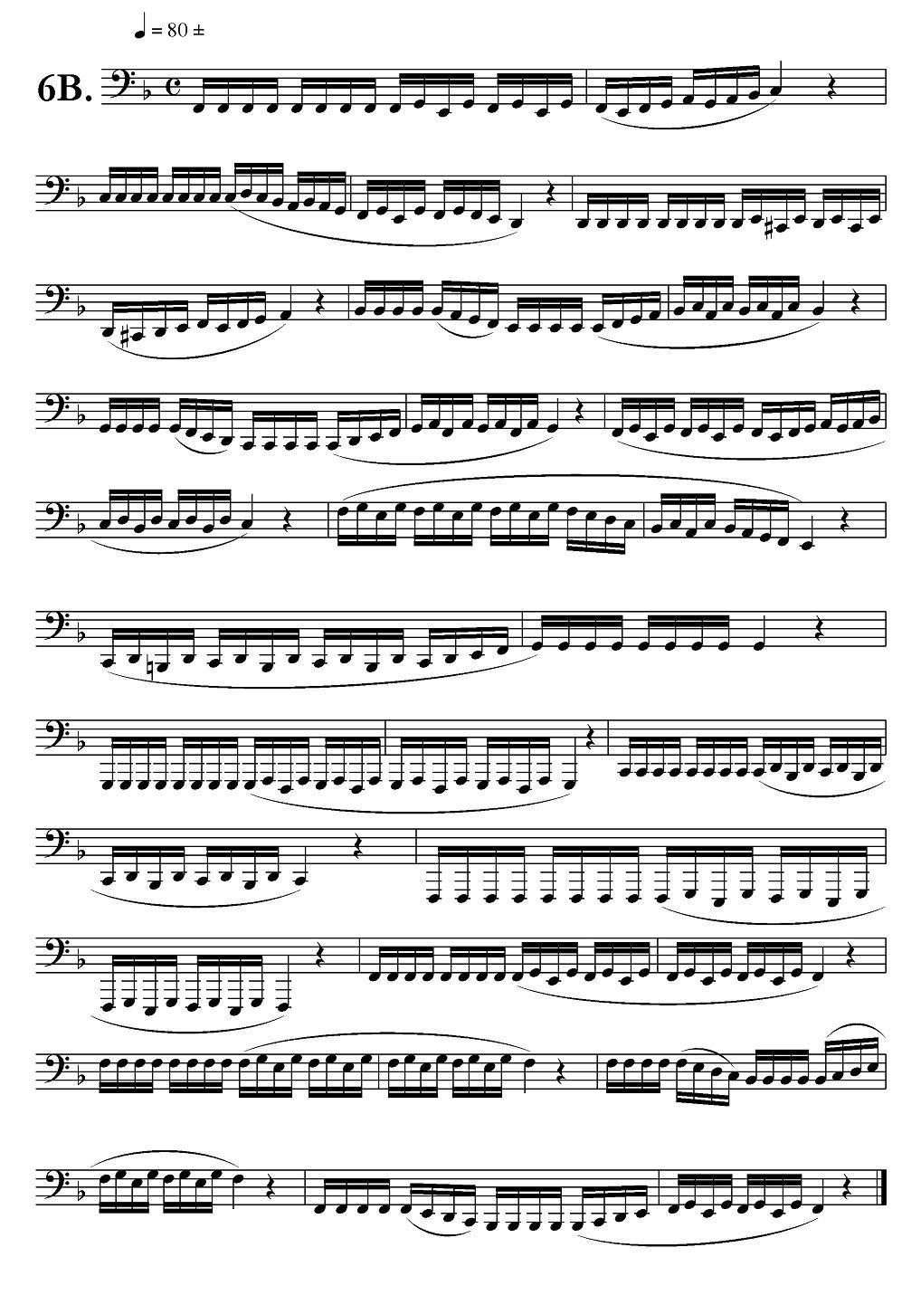 BB-flat大号每日练习第一部分：基础练习其它曲谱（图7）