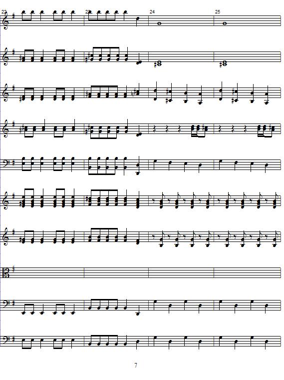 玛利诺之歌（管弦乐队总谱）其它曲谱（图7）