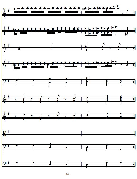 玛利诺之歌（管弦乐队总谱）其它曲谱（图10）