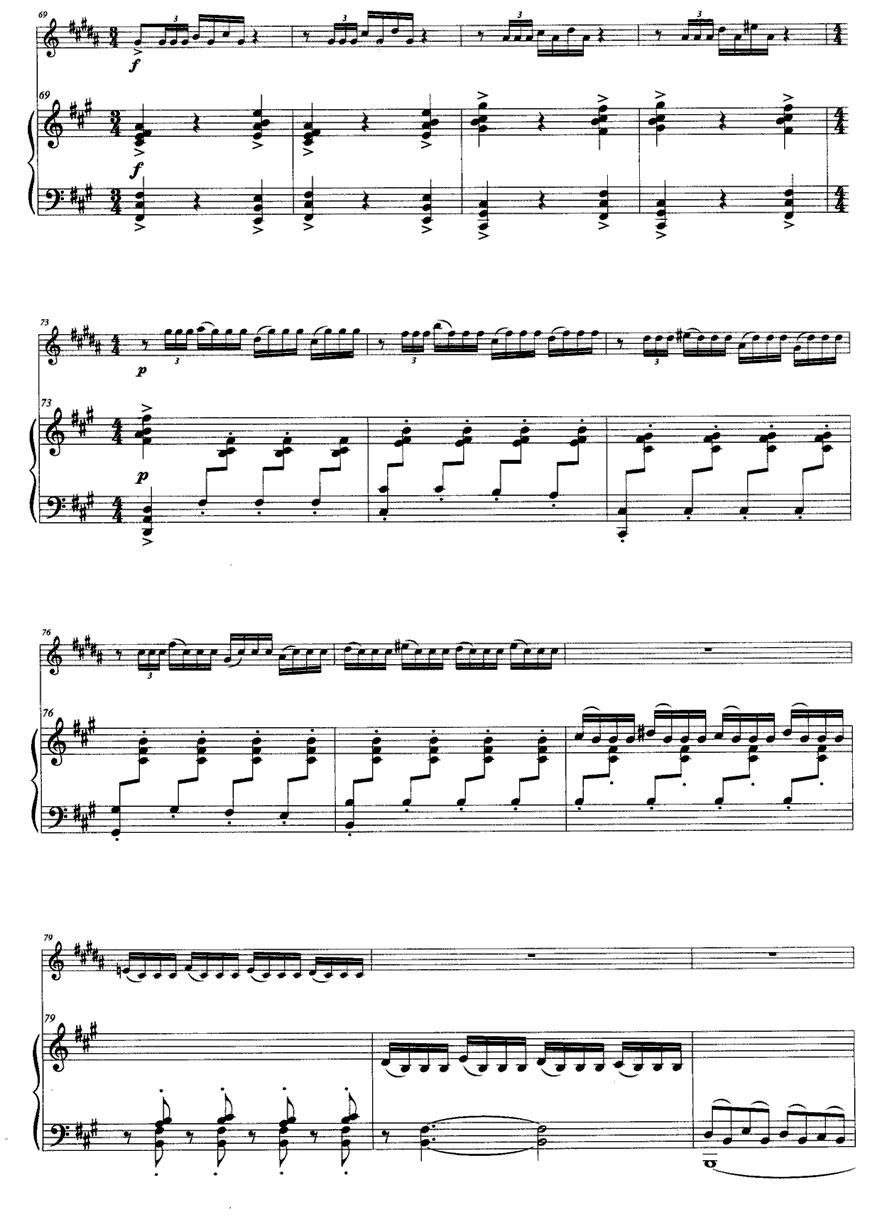D小调奏鸣曲（小号+钢琴）其它曲谱（图7）
