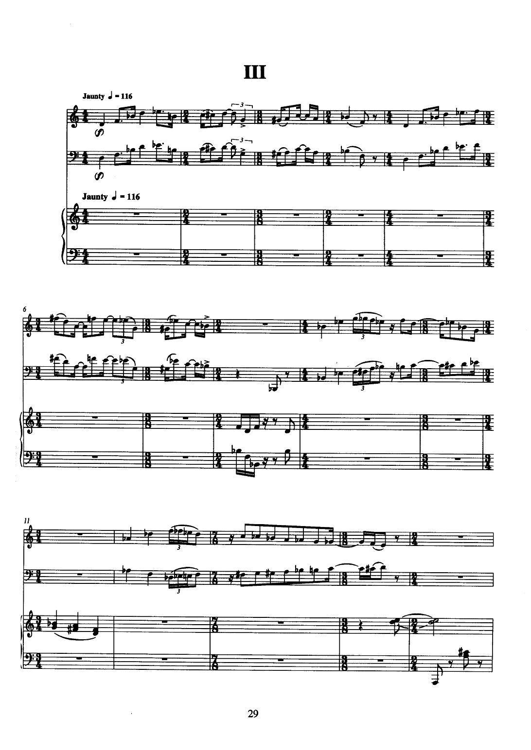 巴松双簧管与钢琴三重奏（3）（总谱）其它曲谱（图1）
