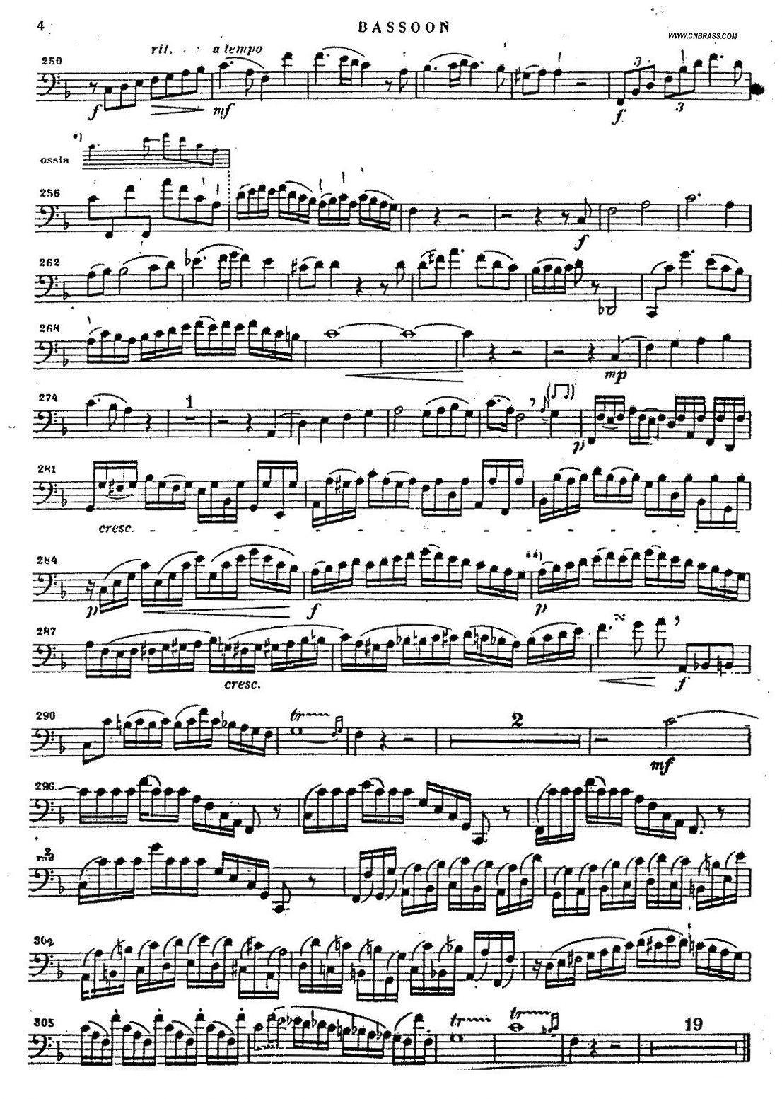 humel - CONCERTO bassoon（胡梅尔 - 巴松协奏曲）其它曲谱（图4）