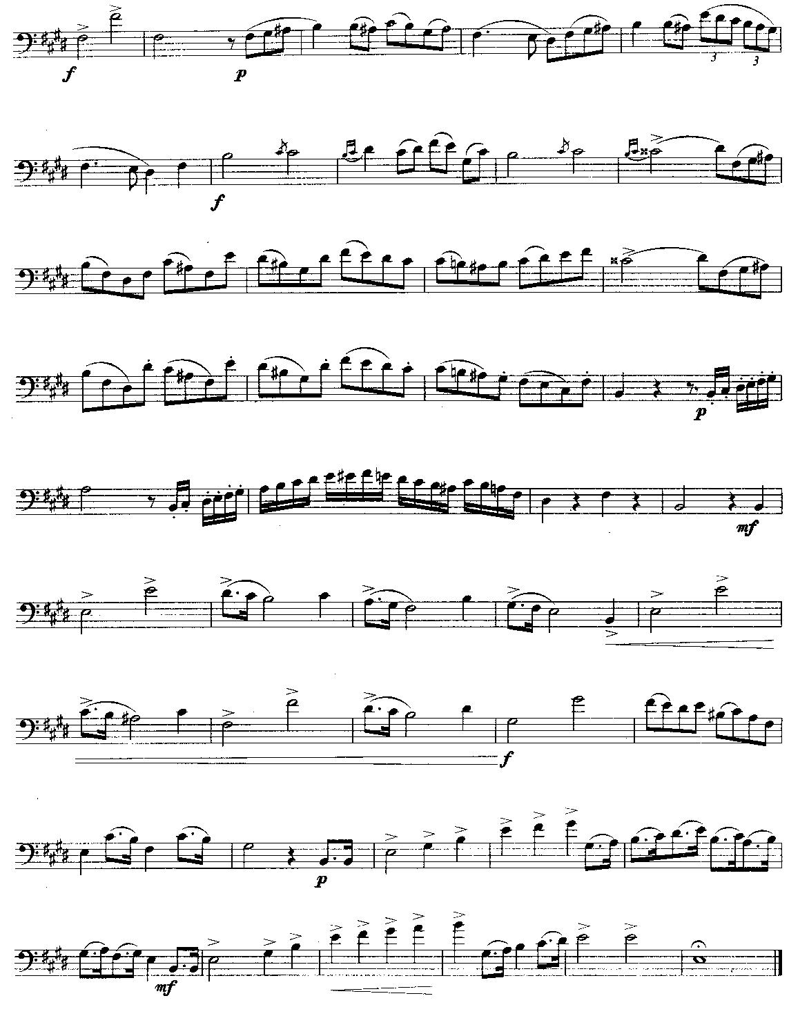 阿罗特-第八首长号练习曲其它曲谱（图2）