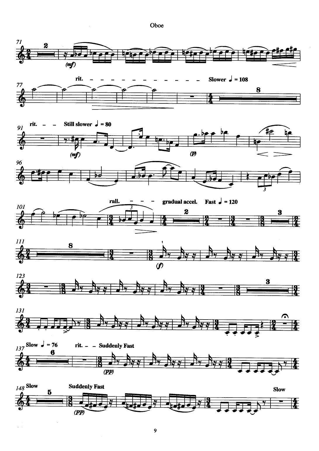 巴松双簧管与钢琴三重奏（3）（双簧管分谱）其它曲谱（图2）