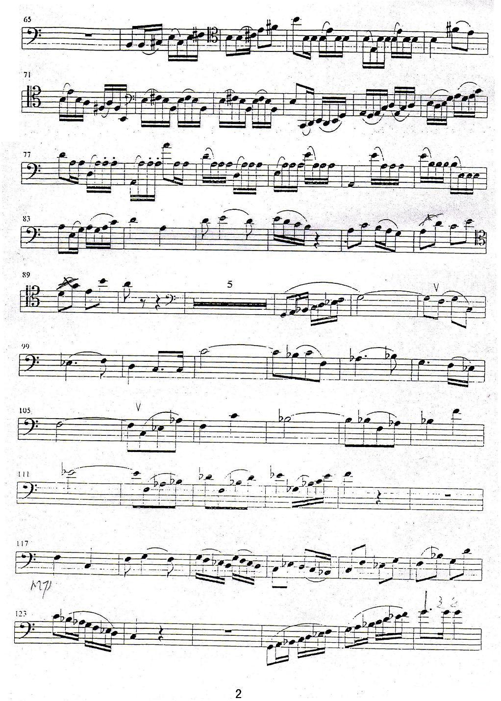 红色娘子军（bassoon）其它曲谱（图2）