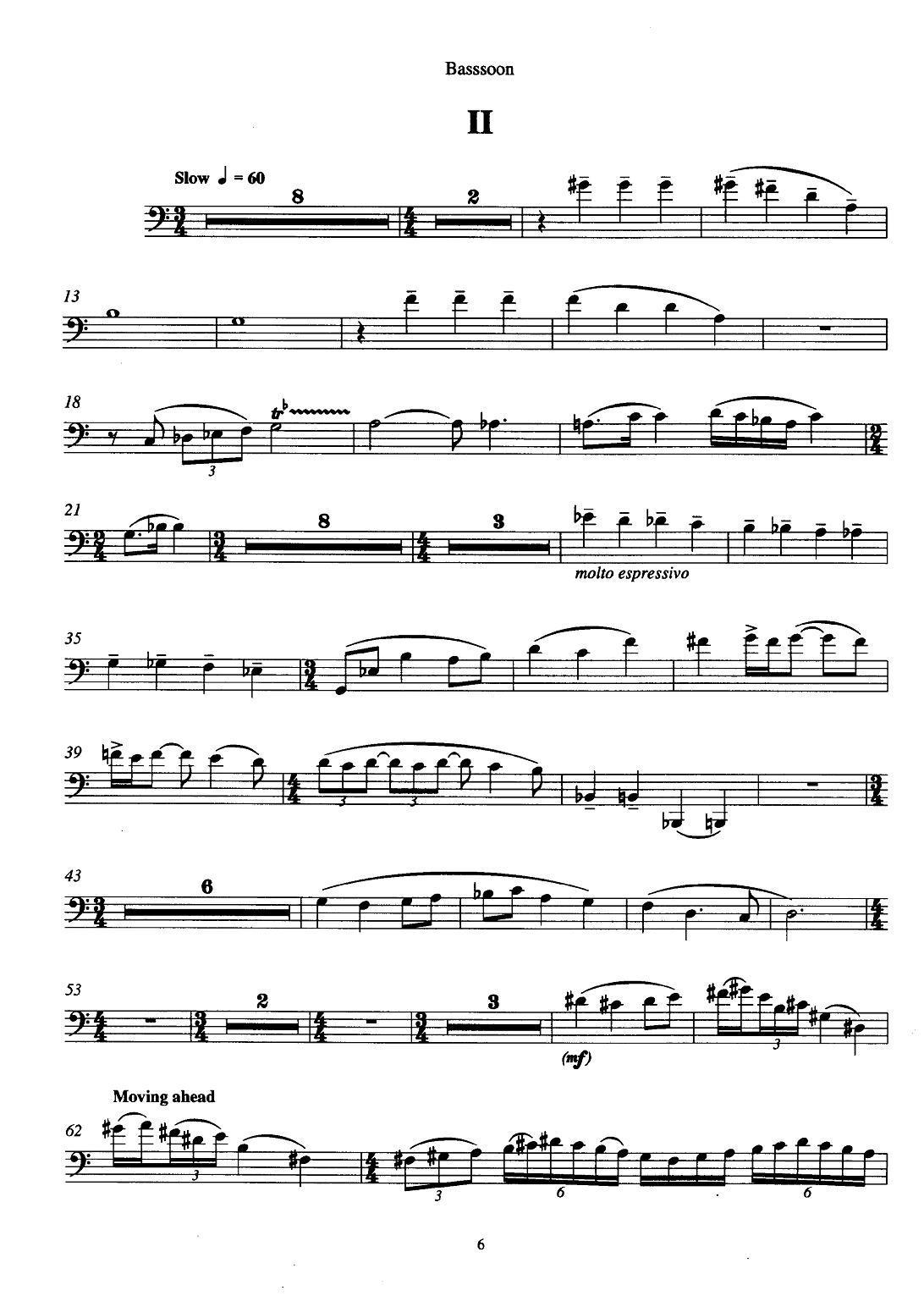 巴松双簧管与钢琴三重奏（2）（巴松分谱）其它曲谱（图1）