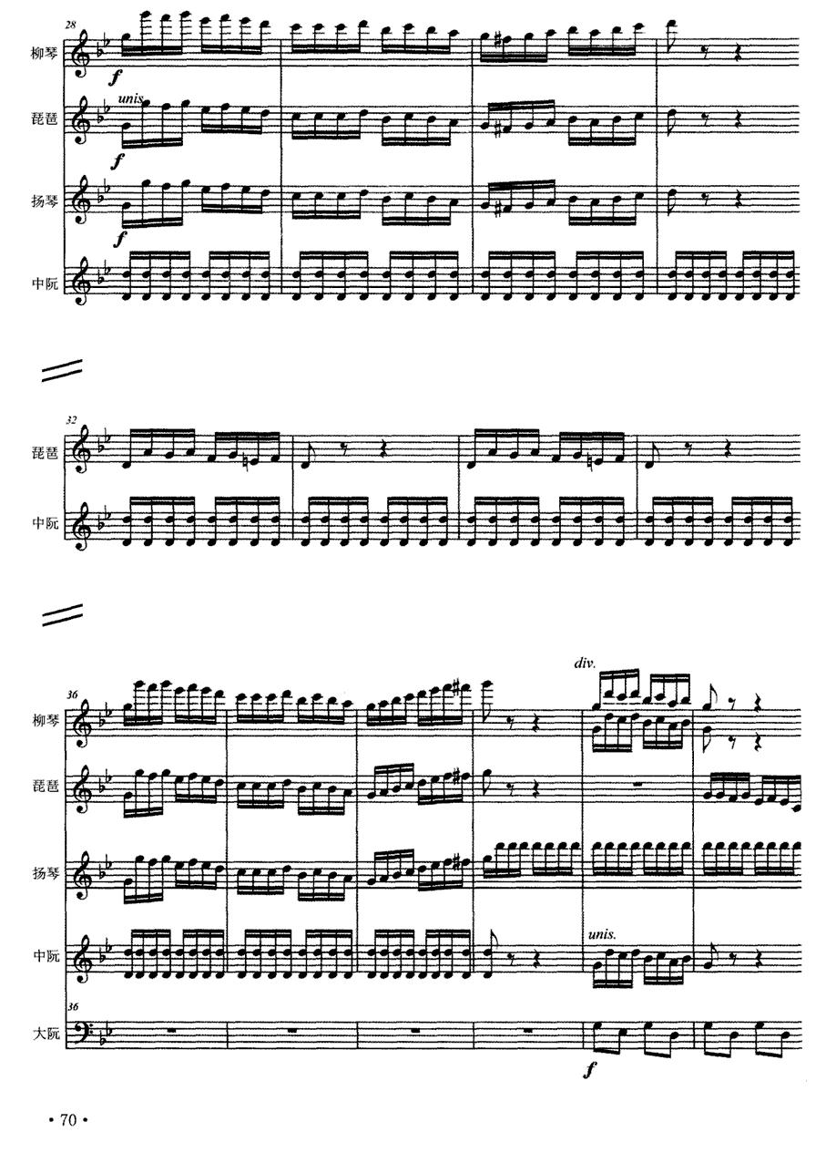 春之舞（弹拨乐合奏）其它曲谱（图3）
