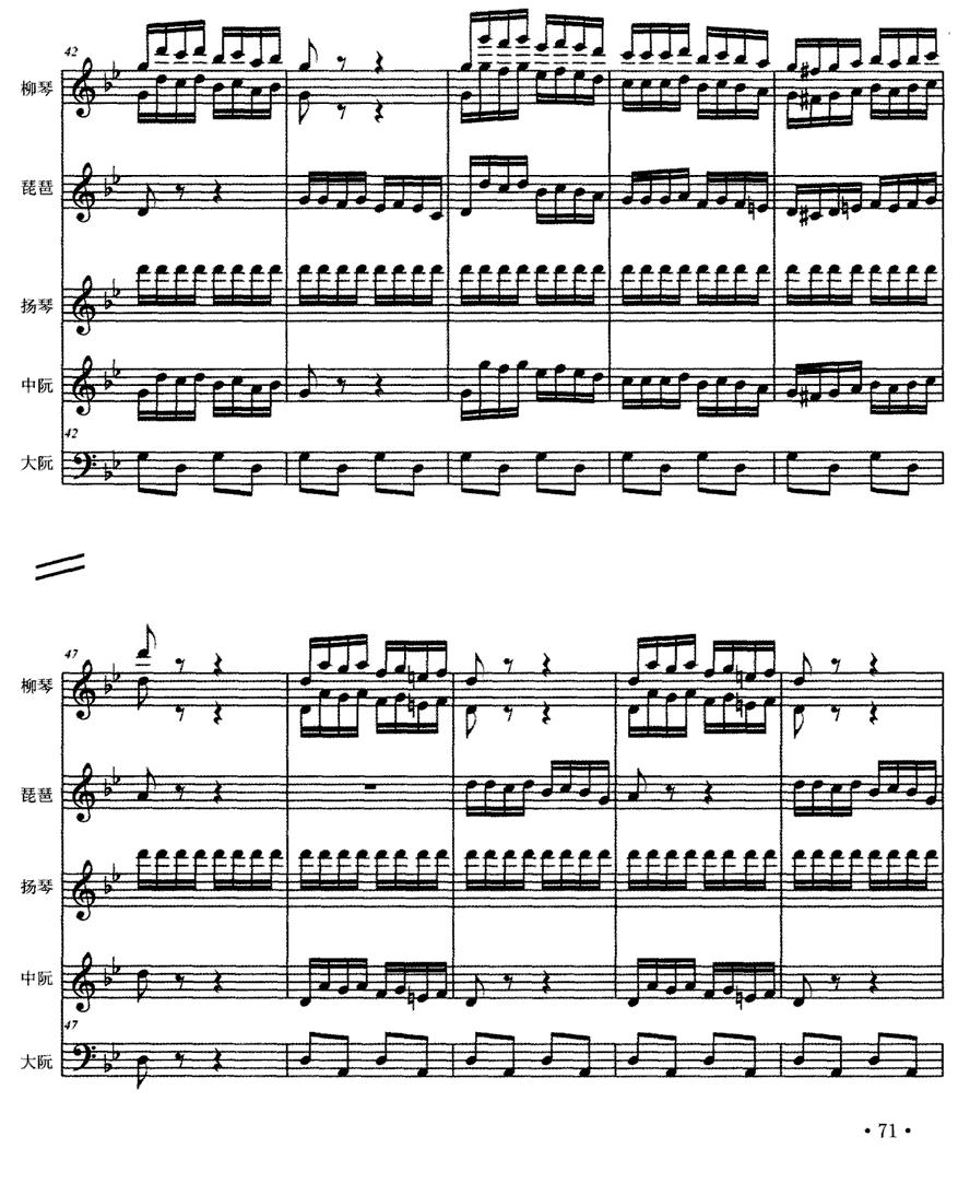 春之舞（弹拨乐合奏）其它曲谱（图4）