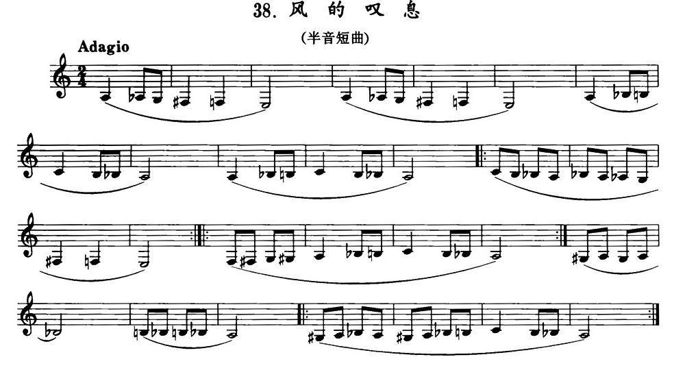 风的叹息（单簧管）其它曲谱（图1）