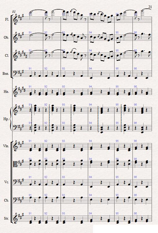 苏尔维格之歌（管弦乐总谱）其它曲谱（图21）