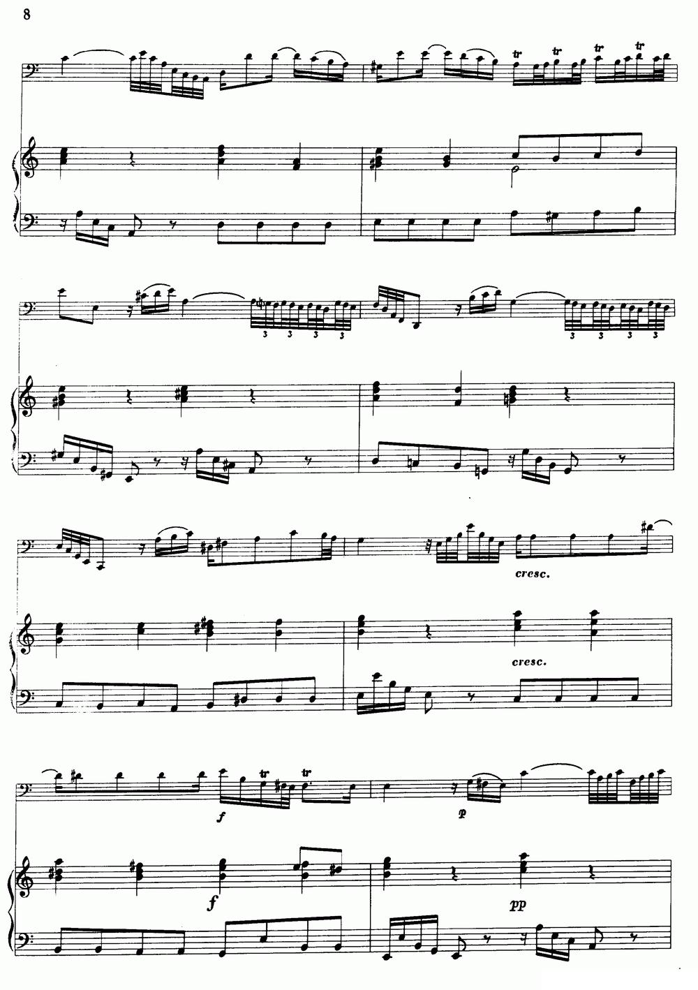 C大调协奏曲（大管+钢琴伴奏）其它曲谱（图8）