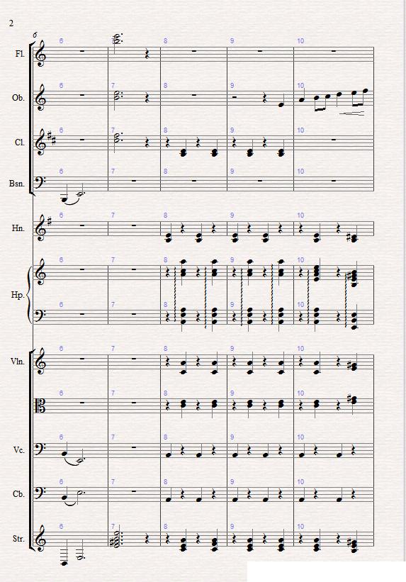 苏尔维格之歌（管弦乐总谱）其它曲谱（图2）