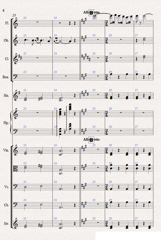 苏尔维格之歌（管弦乐总谱）其它曲谱（图6）