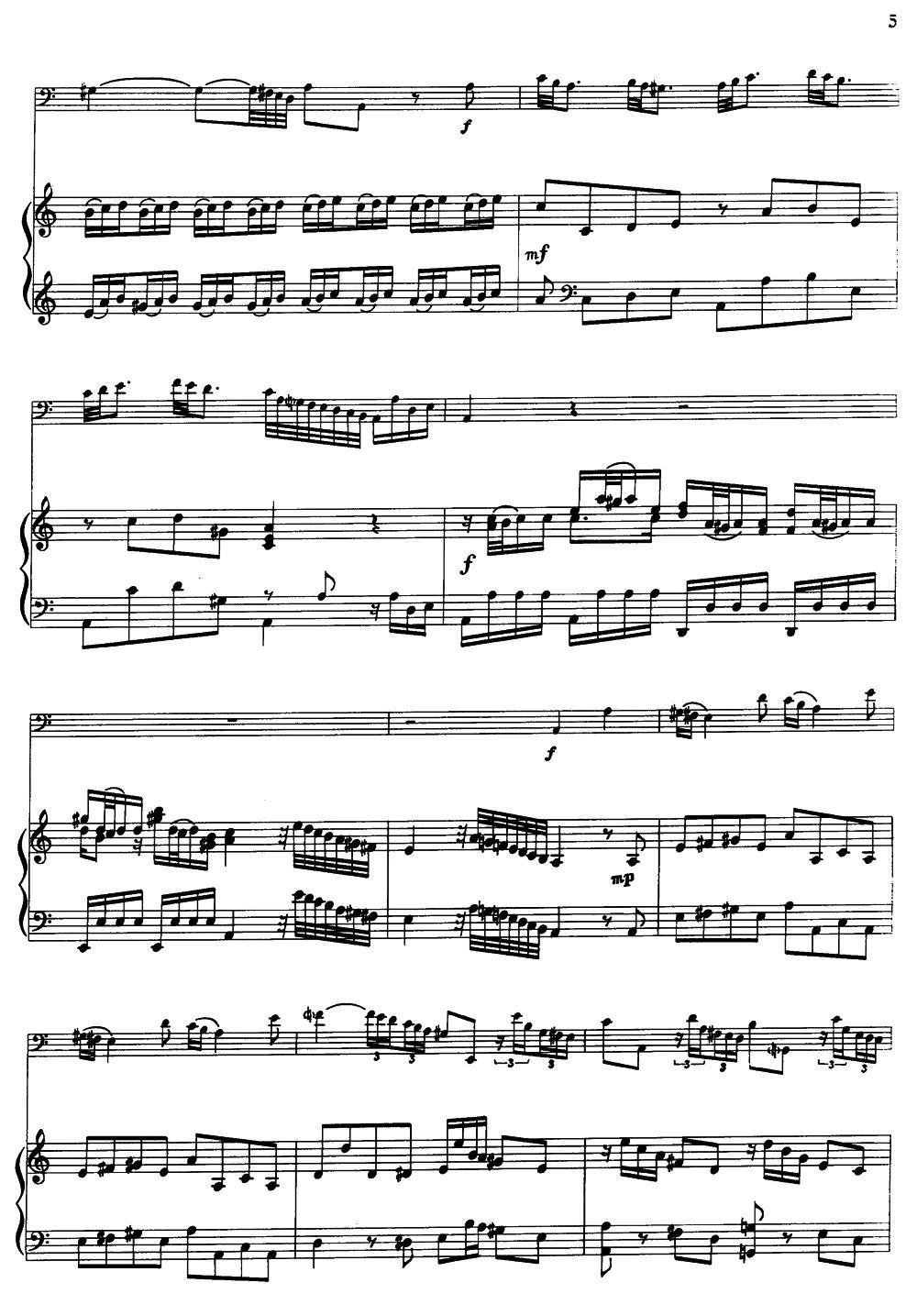 C大调协奏曲（大管+钢琴伴奏）其它曲谱（图5）
