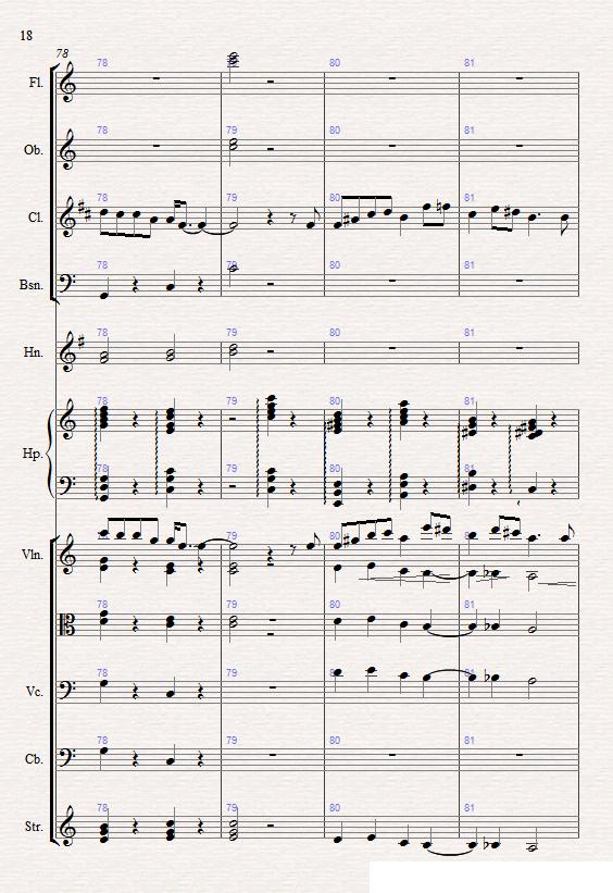 苏尔维格之歌（管弦乐总谱）其它曲谱（图18）