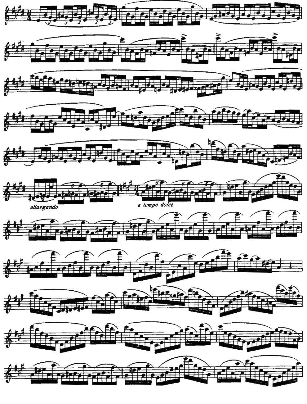 柯勒长笛练习曲作品33号（第三册）（1）其它曲谱（图2）