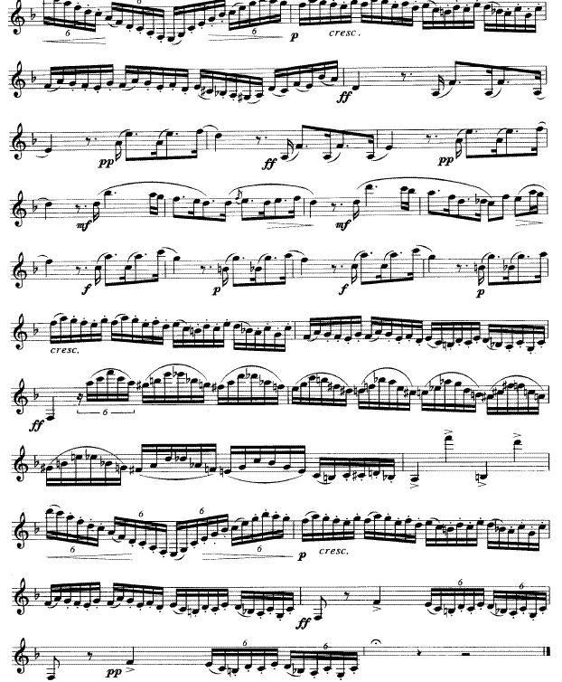 黑管练习曲第六首（《练习曲》之11）其它曲谱（图2）