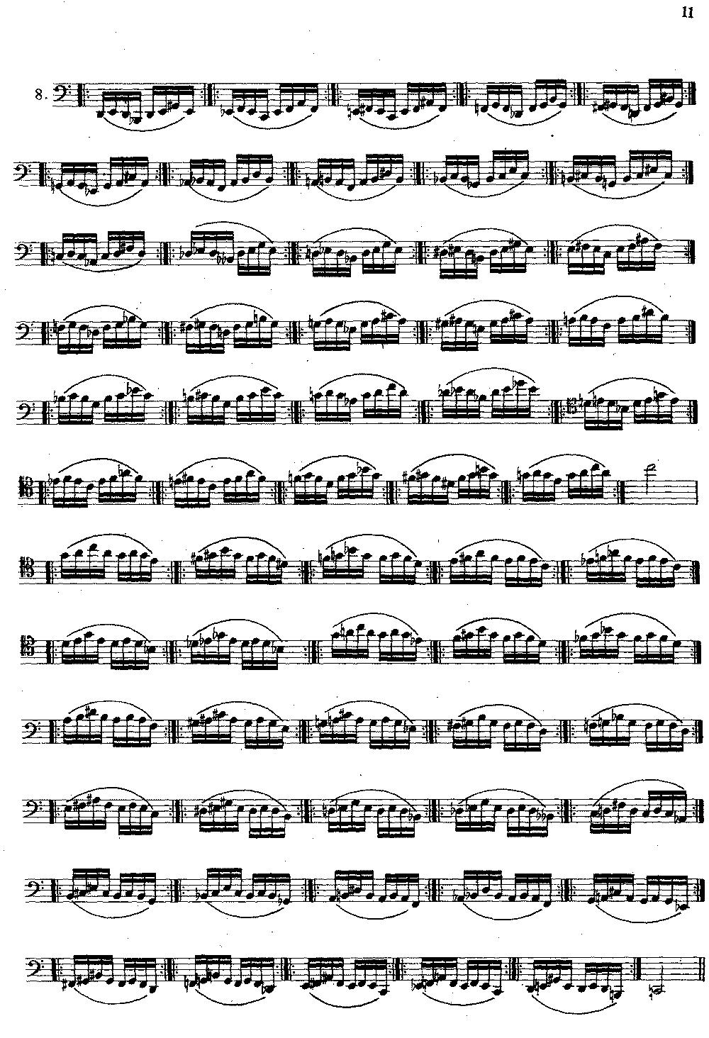 大管高级练习曲 第一部分 每日练习（1—10）其它曲谱（图11）