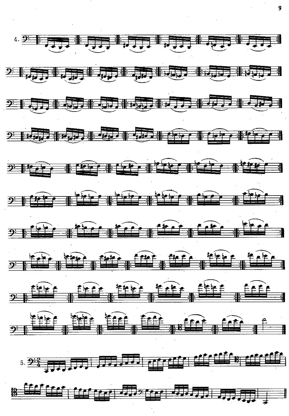 大管高级练习曲 第一部分 每日练习（1—10）其它曲谱（图9）