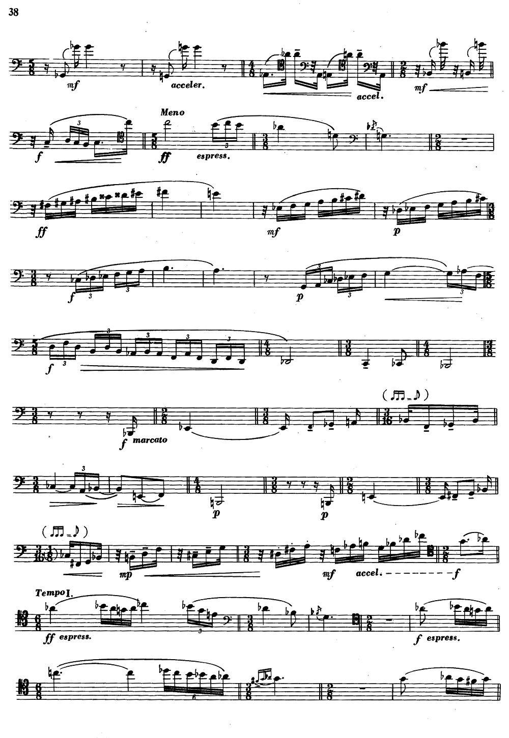 大管高级练习曲 第二部分 节奏练习（5）其它曲谱（图2）