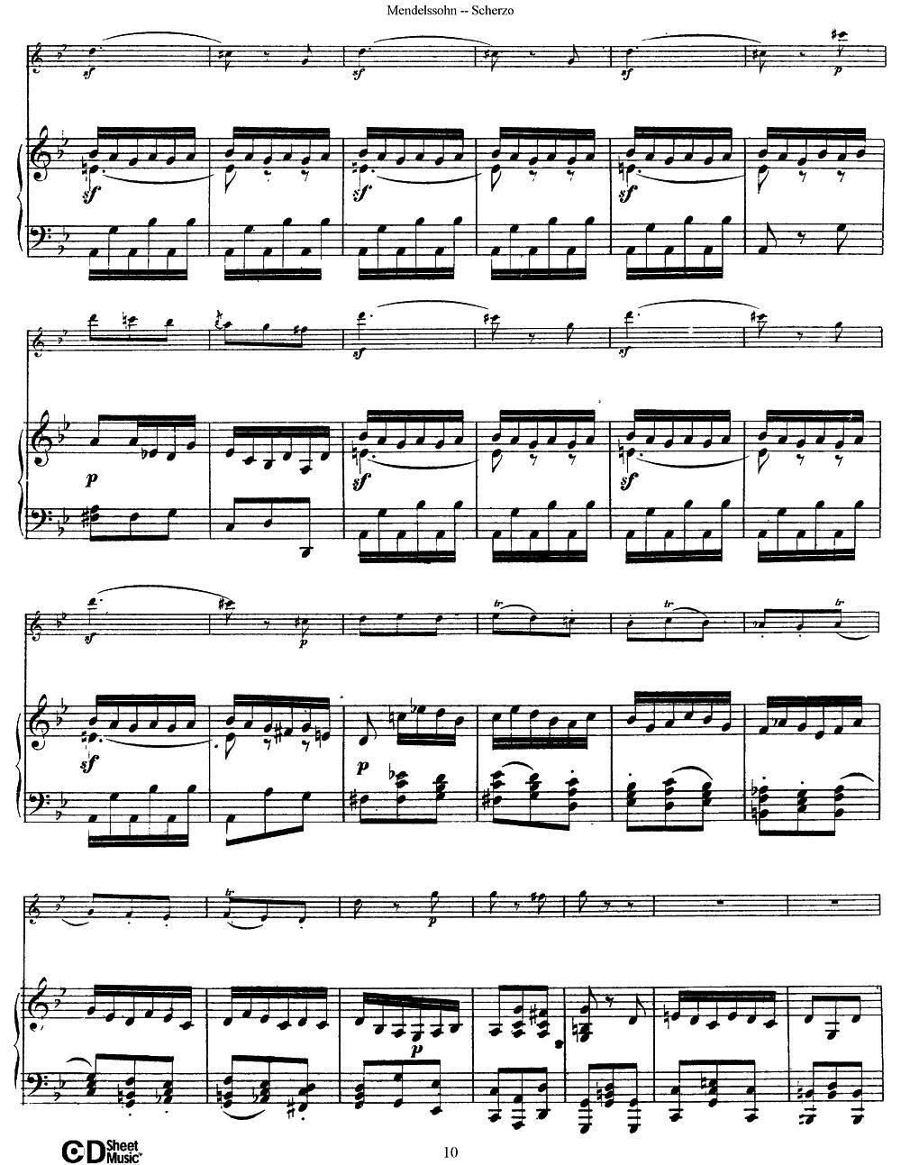 Scherzo（长笛+钢琴）其它曲谱（图10）