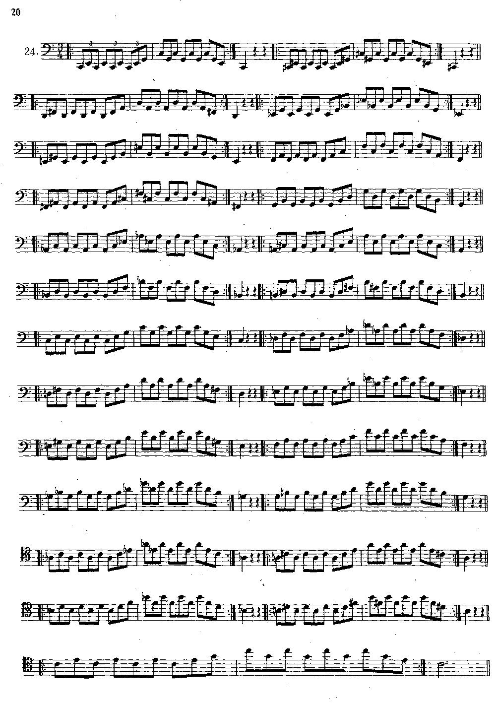 大管高级练习曲 第一部分 每日练习（21—33）其它曲谱（图2）