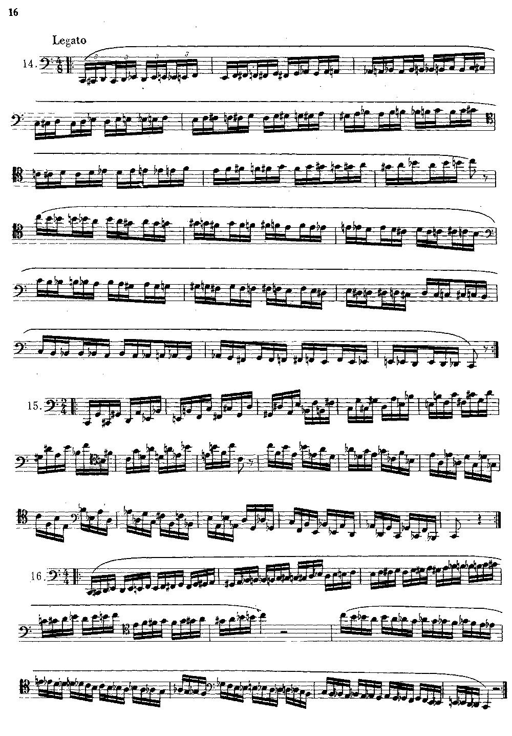 大管高级练习曲 第一部分 每日练习（11—20）其它曲谱（图3）