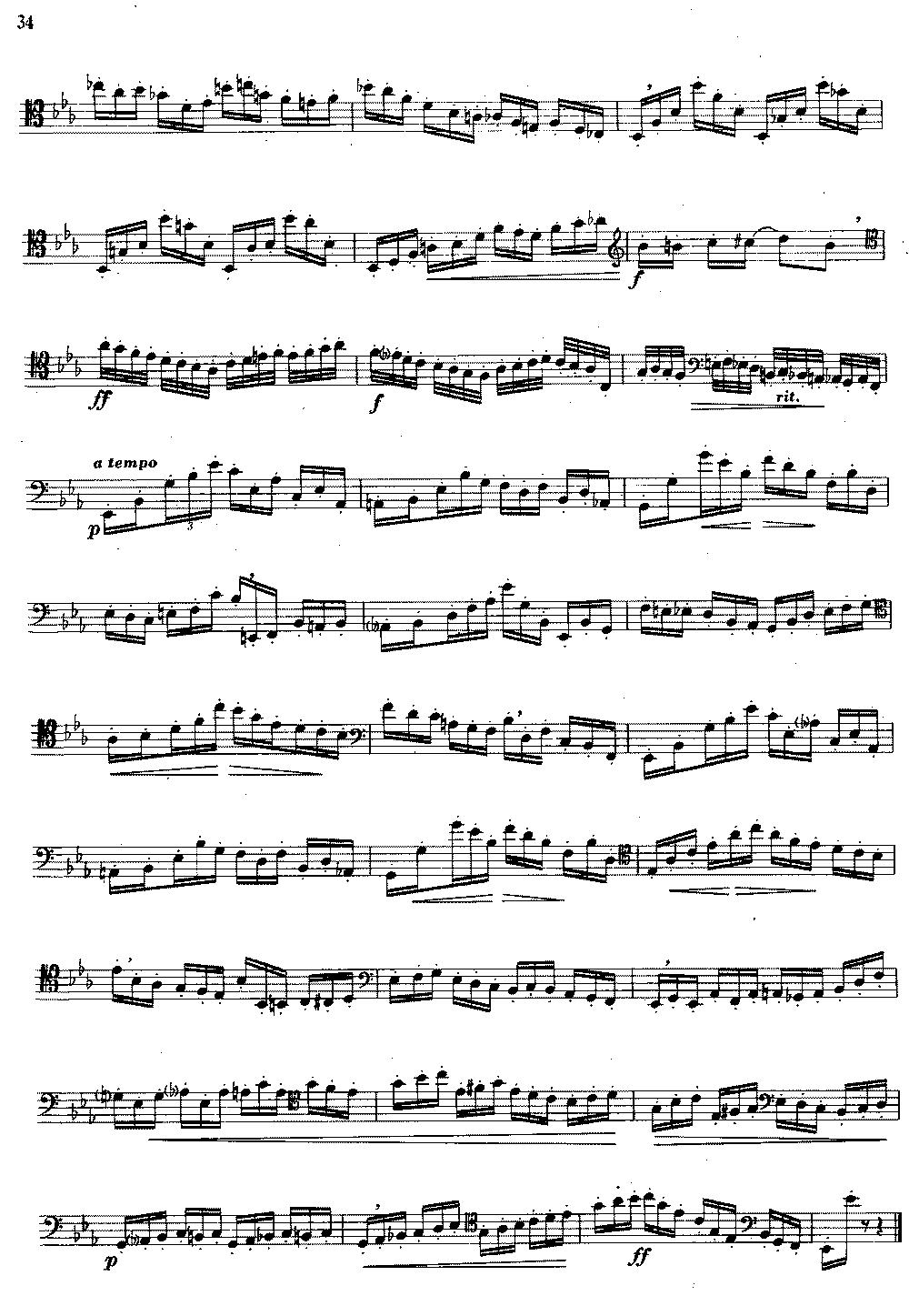 大管高级练习曲 第二部分 节奏练习（3）其它曲谱（图2）