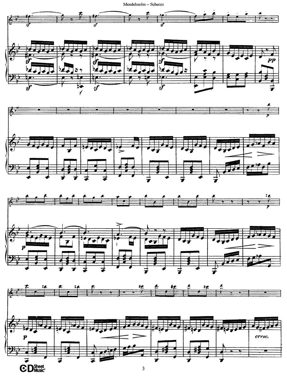 Scherzo（长笛+钢琴）其它曲谱（图3）