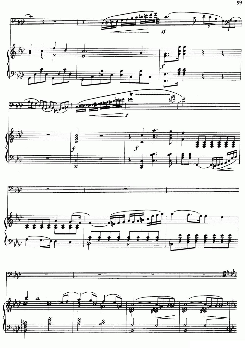 F小调第二协奏曲（大管+钢琴伴奏）其它曲谱（图3）