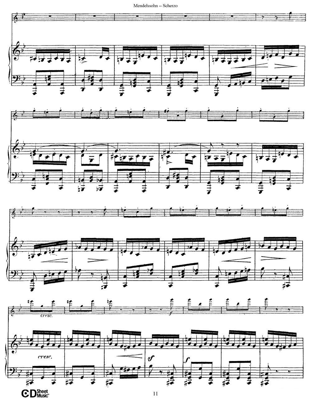 Scherzo（长笛+钢琴）其它曲谱（图11）