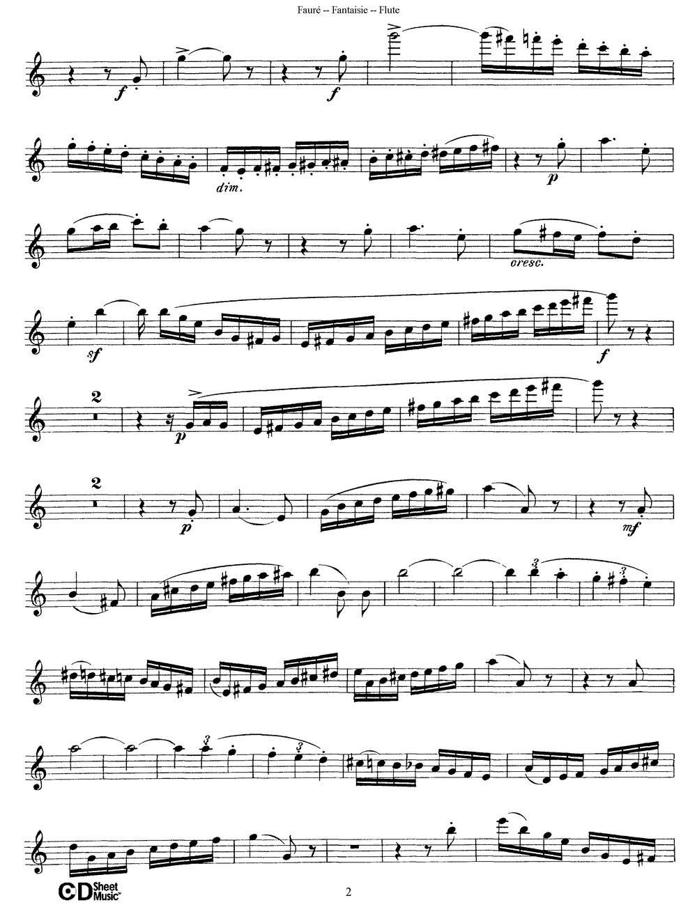 Fantaisie Op.79（幻想曲 作品79号）其它曲谱（图2）