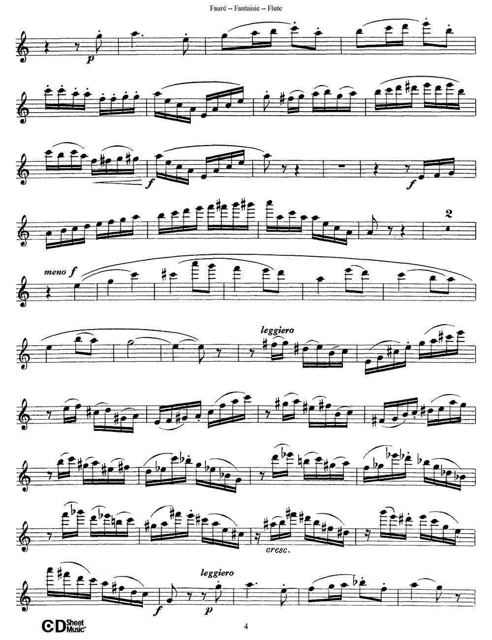 Fantaisie Op.79（幻想曲 作品79号）其它曲谱（图4）