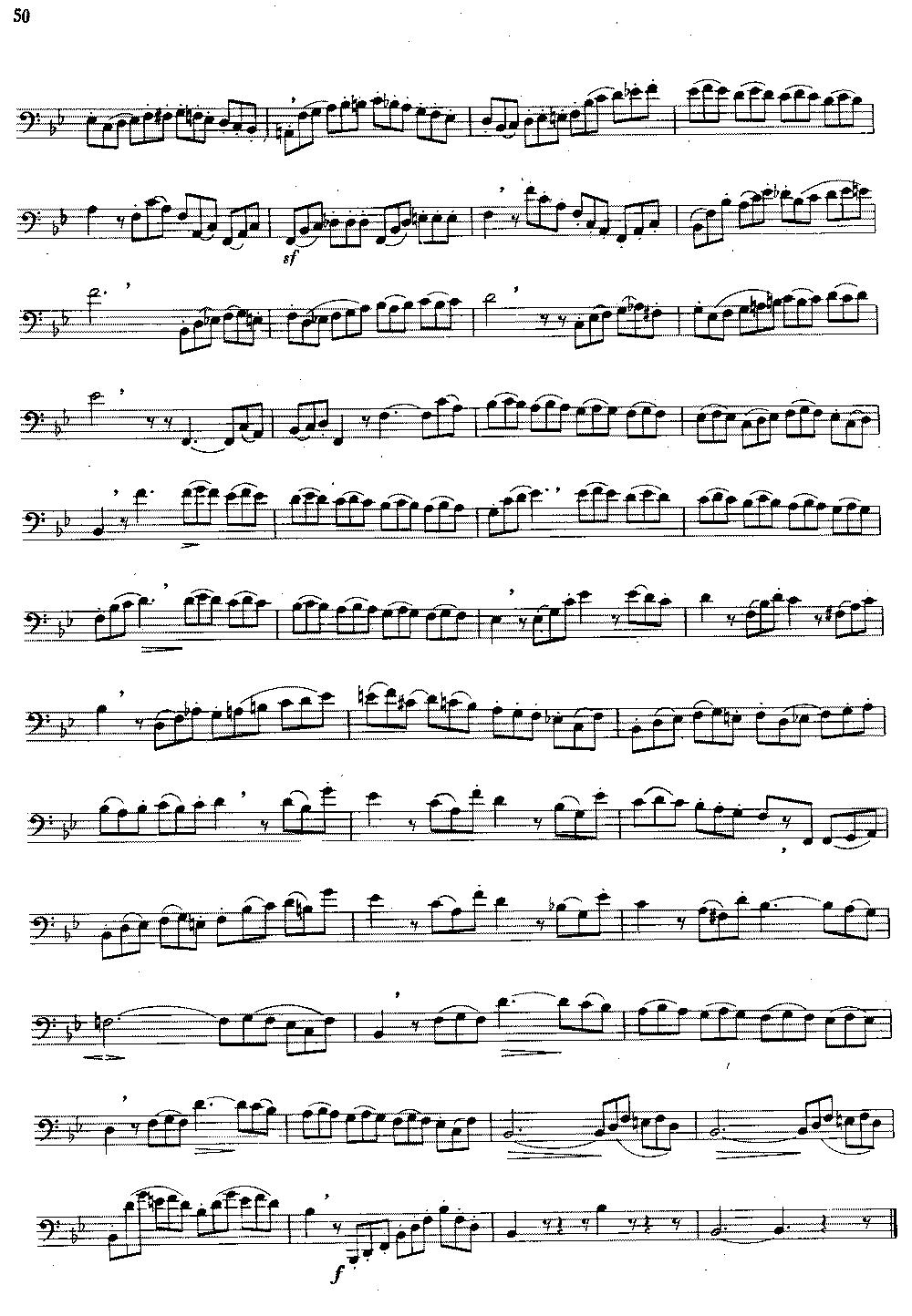 大管高级练习曲 第二部分 节奏练习（11）其它曲谱（图3）