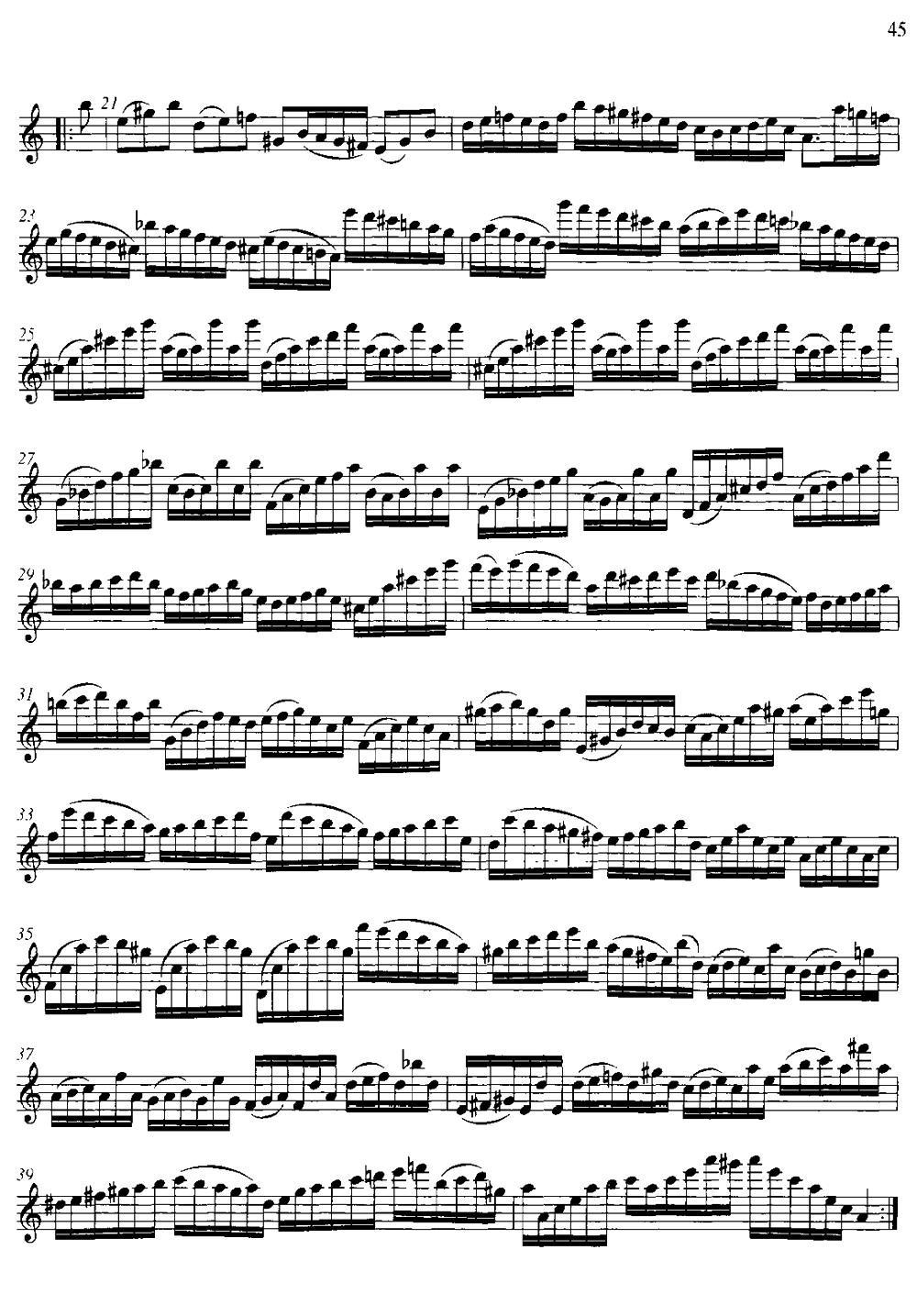 第二单元 中高级练习：断奏练习（乐曲部分：吉格舞曲）其它曲谱（图2）