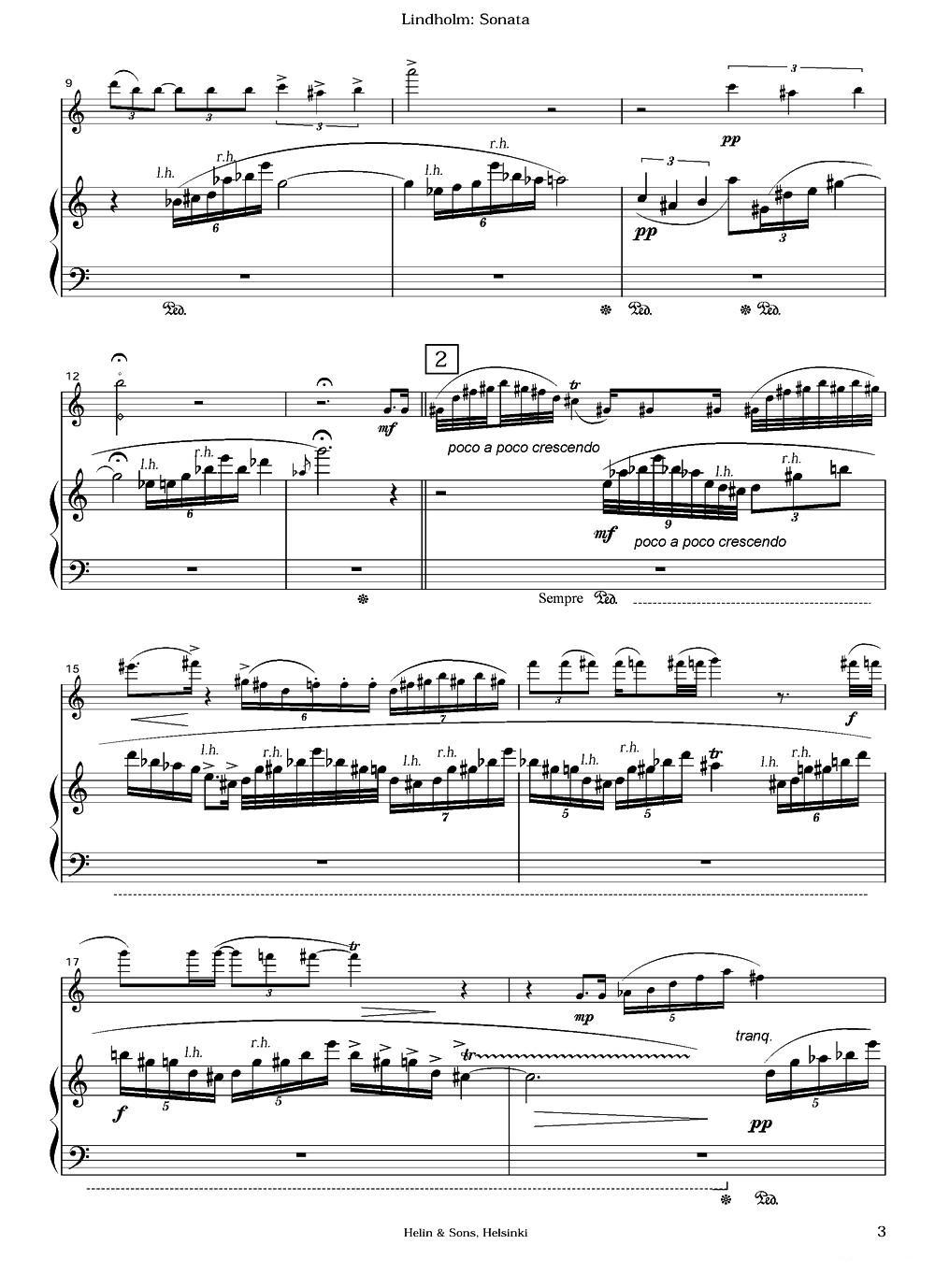 Sonata（长笛+钢琴）其它曲谱（图2）