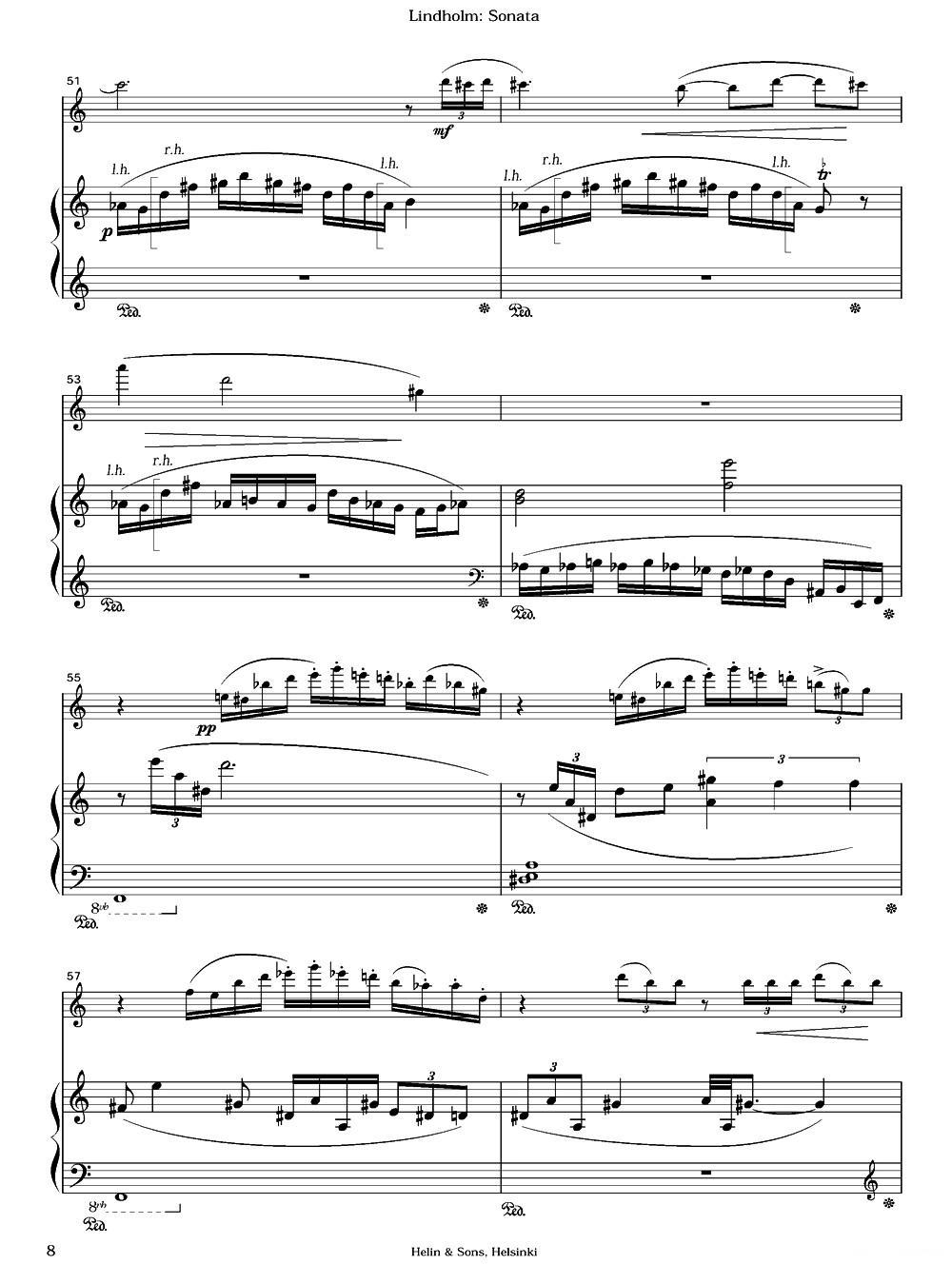 Sonata（长笛+钢琴）其它曲谱（图7）