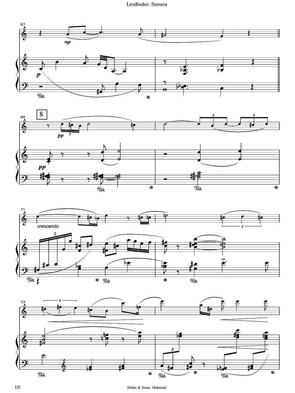 Sonata（长笛+钢琴）其它曲谱（图9）