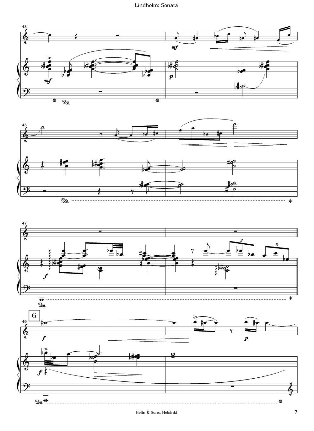 Sonata（长笛+钢琴）其它曲谱（图6）