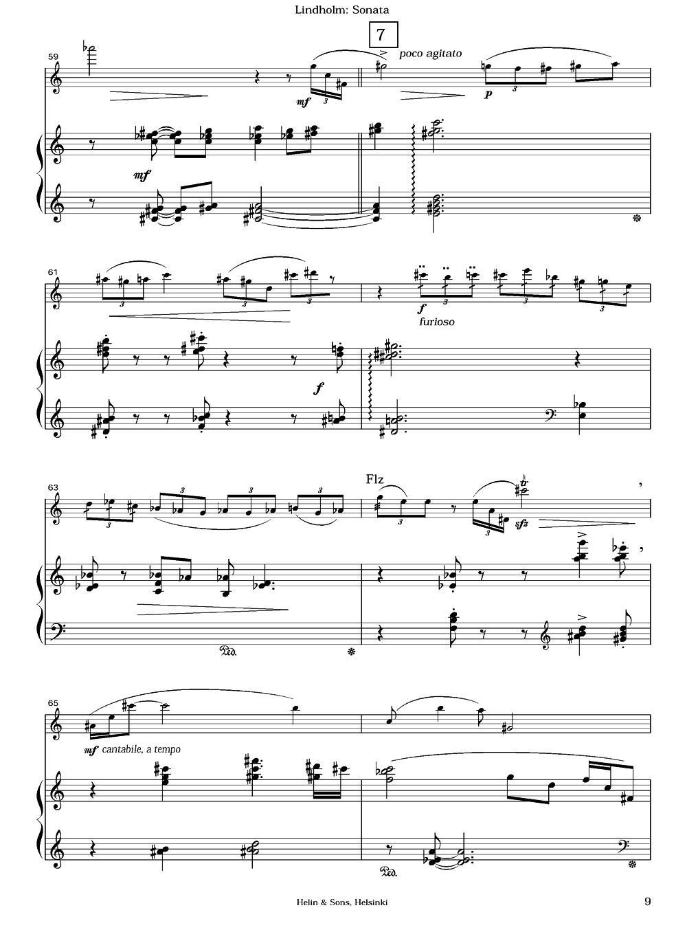 Sonata（长笛+钢琴）其它曲谱（图8）