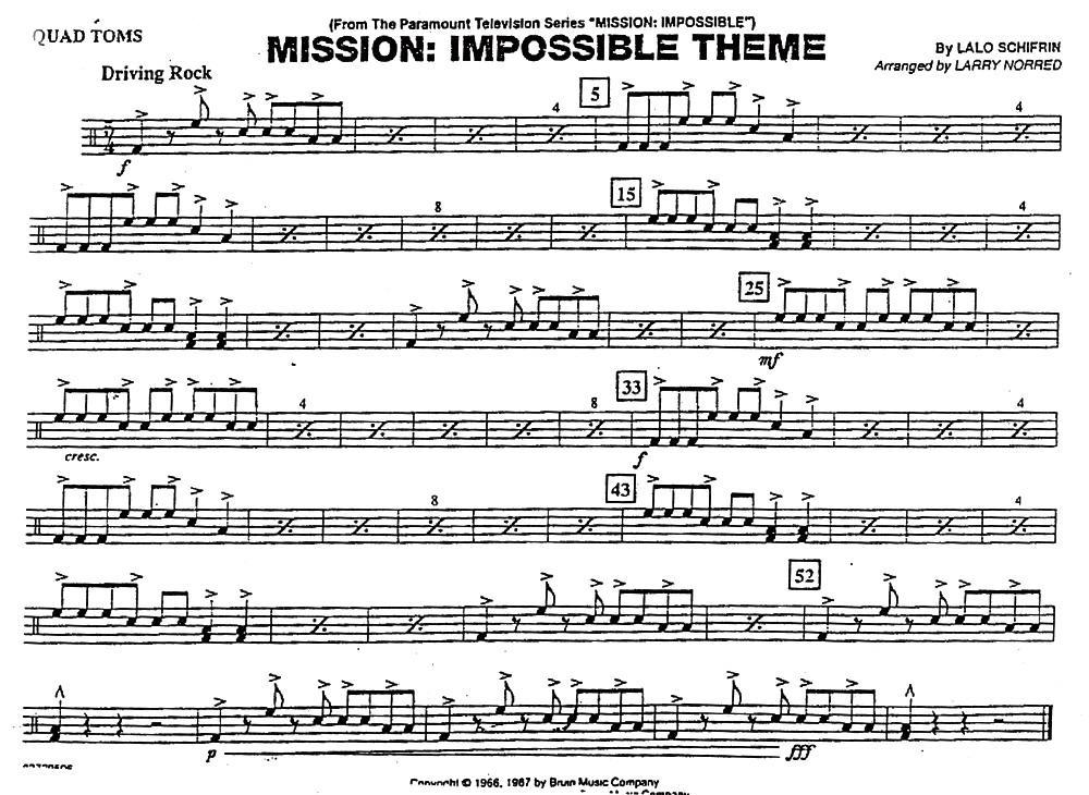 不可能的任务（电影《007》管乐团分谱）其它曲谱（图15）