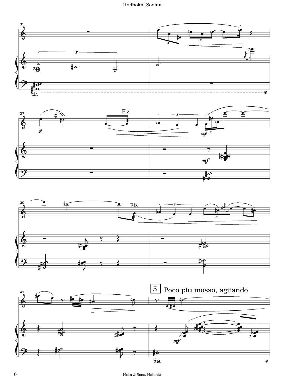 Sonata（长笛+钢琴）其它曲谱（图5）