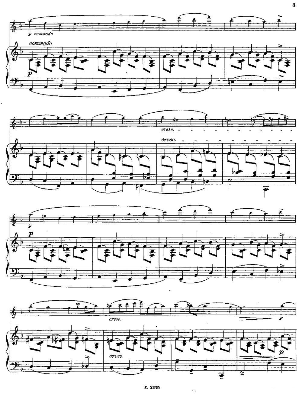 Albumblatt（Op.55 No.7）（长笛+钢琴伴奏）其它曲谱（图2）